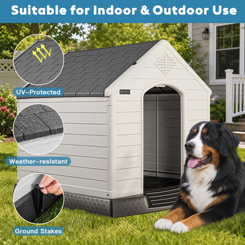 Tucker Murphy Pet™ Aunyae Plastic Dog House & Reviews | Wayfair